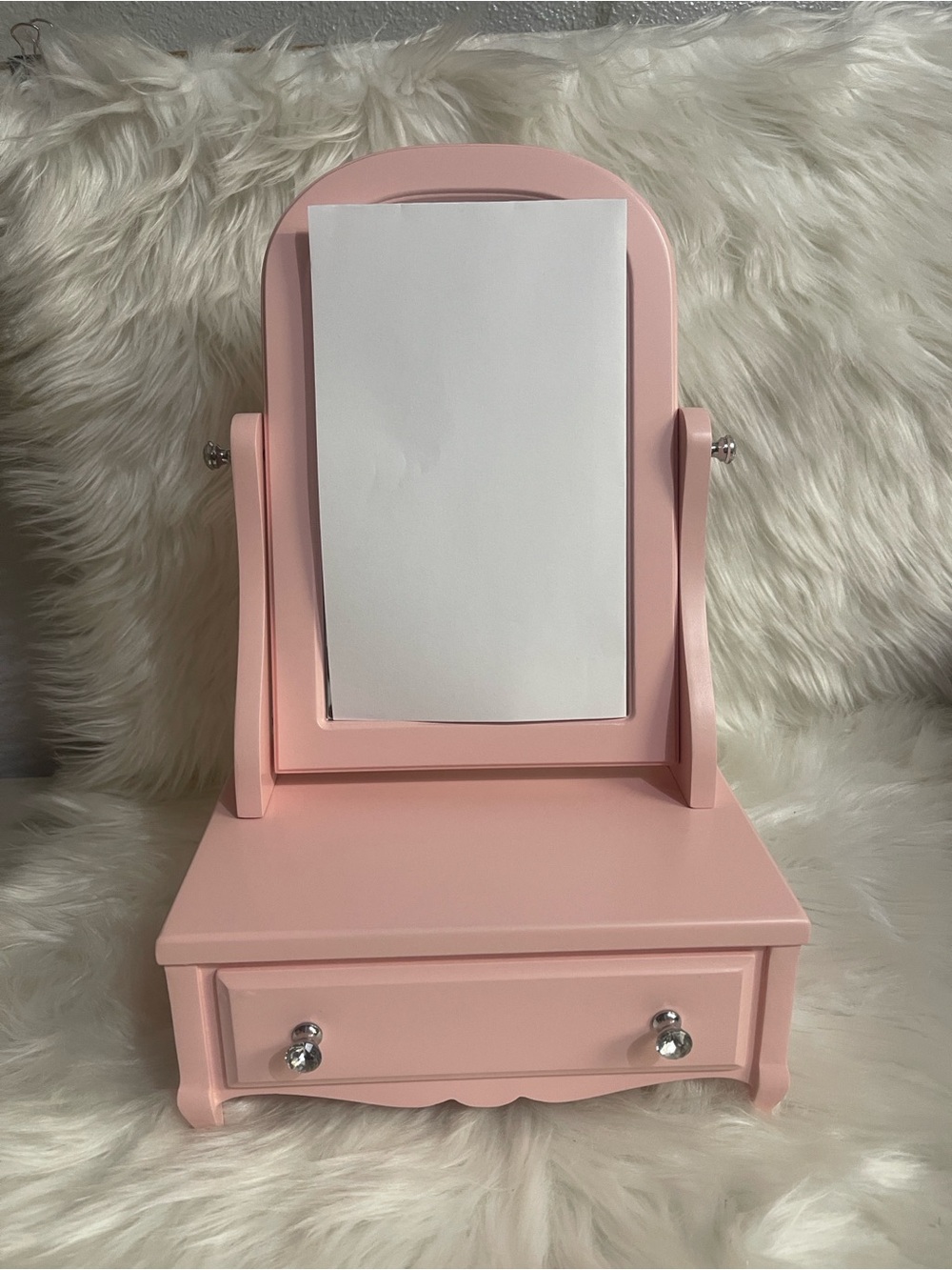 Timlog jewelry box with cosmetic mirror vanity pink Organized